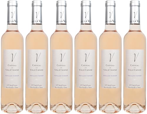 Château la Valetanne Cuvée Rosé Vielles Vignes Côtes de Provence AOP 0,5 L 2023 Trocken (6 x 0.5 l) von WirWinzer