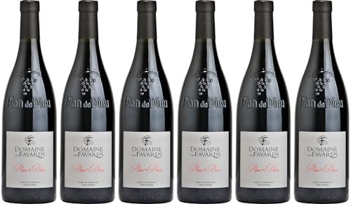 Domaine des Favards "Plan de Dieu" Côtes du Rhône Villages AOP 2022 Trocken Bio (6 x 0.75 l) von WirWinzer