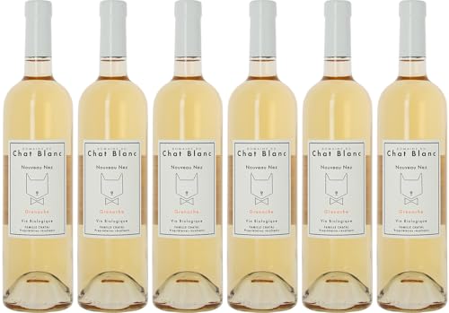 Domaine du Chat Blanc Cuvée Rosé "Nouveau Nez" Méditerranée IGP 2023 Trocken Bio (6 x 0.75 l) von WirWinzer