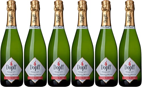 Dopff au Moulin Cuvée "Julien" Crémant d'Alsace AOP Brut (herb) (6 x 0.75 l) von WirWinzer