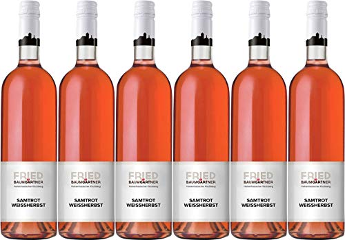 Fried Baumgärtner Samtrot Rosé Weißherbst 2022 Feinherb (6 x 0.75 l) von WirWinzer