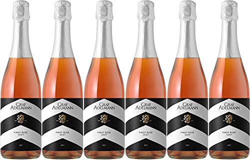 Graf Adelmann Pinot Rosé Sekt 2022 Brut (herb) Bio (6 x 0.75 l) von WirWinzer