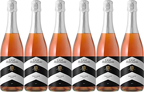 Graf Adelmann Pinot Rosé Sekt 2022 Brut (herb) Bio (6 x 0.75 l) von WirWinzer