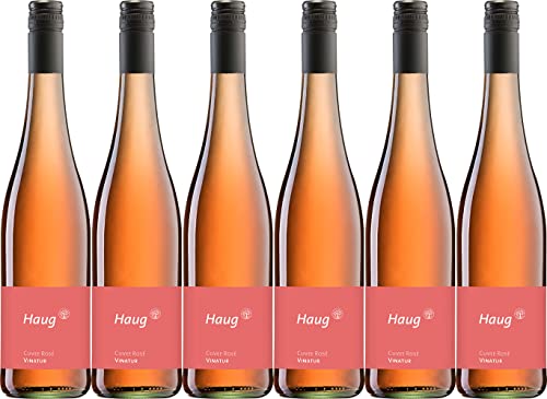 Haug Vinatur Rosé 2023 Trocken Bioland Bio (6 x 0.75 l) von WirWinzer