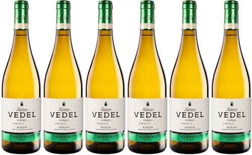 Herrero Bodega Janine Vedel Ecológico Verdejo Rueda DO 2022 Trocken Bio (6 x 0.75 l) von WirWinzer