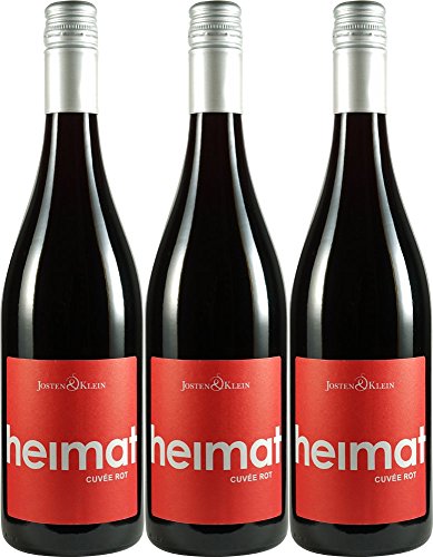 Josten & Klein Heimat Rotweincuveé 2015 Trocken (3 x 0.75 l)