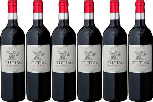 Les Vignerons de Tutiac Tutiac Côtes de Bourg AOP 2018 Trocken (6 x 0.75 l) von WirWinzer