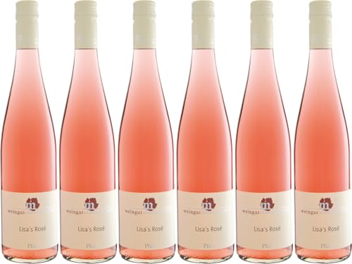 Manderschied Lisa's Rosé 2023 Halbtrocken Bioland Bio (6 x 0.75 l) von WirWinzer