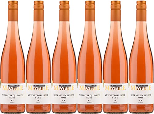 Mayerle Muskattrollinger Rosé 2023 Feinherb (6 x 0.75 l) von WirWinzer