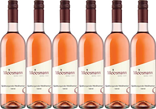 Moosmann Spätburgunder Weißherbst 2023 Feinherb (6 x 0.75 l) von WirWinzer