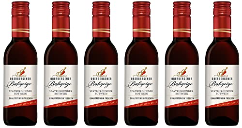 Oberbergen eG Spätburgunder Rotwein 0,25 L 2022 Trocken (6 x 0.25 l) von WirWinzer