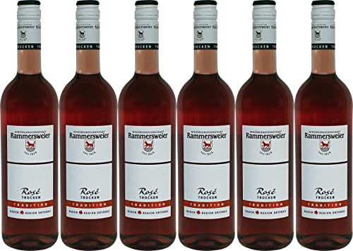 Rammersweier Spätburgunder Rosé Tradition 2022 Trocken (6 x 0.75 l) von WirWinzer