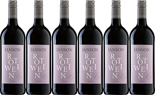 Schloss Janson Rotwein - 2022 Feinherb (6 x 1.0 l) von WirWinzer