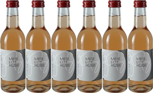 Volker Barth Merlot Rosé 0,25 L 2021 Feinherb (6 x 0.25 l) von WirWinzer