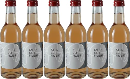 Volker Barth Merlot Rosé 0,25 L 2021 Feinherb (6 x 0.25 l) von WirWinzer