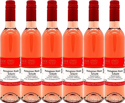 Weber Hof-Bärenstein Portugieser Rose Weinschorle 0,5 L 2021 (6 x 0.5 l) von WirWinzer