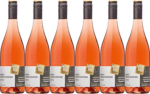 Wein & Hof Hügelheim Spätburgunder Rosé 2022 Trocken (6 x 0.75 l) von WirWinzer