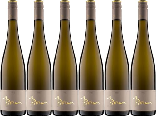 Wein- und Sektgut Braun Riesling Auf der Höhe "S" 2022 Lieblich (6 x 0.75 l) von WirWinzer