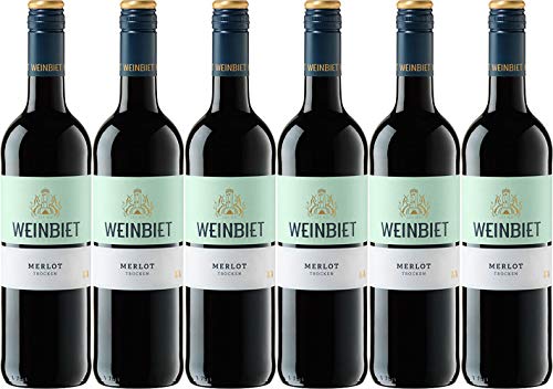Weinbiet Manufaktur Merlot 2022 Trocken (6 x 0.75 l) von WirWinzer