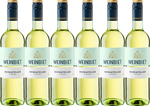 Weinbiet Manufaktur Muskateller 2022 Feinherb (6 x 0.75 l) von WirWinzer
