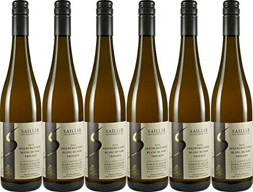 Weingut-Destillerie Harald Sailler Spätburgunder Blanc de Noir 2016 Trocken (6 x 0.75 l) von WirWinzer
