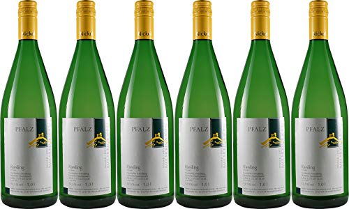 Weinkellerei Paul Nickel & Söhne Hambacher Schloßberg Riesling 2022 Trocken (6 x 1.0 l) von WirWinzer