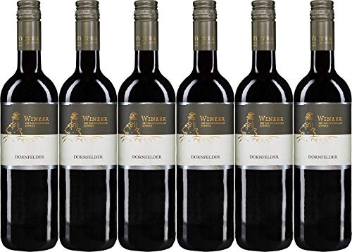 Winzer der Rheinhessischen Schweiz Dornfelder klassisch 2022 Halbtrocken (6 x 0.75 l) von WirWinzer