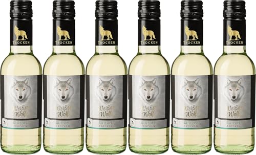 Wolfenweiler Gutedel "Weißer Wolf" Mini 0,25 L 2024 Trocken (6 x 0.25 l) von WirWinzer