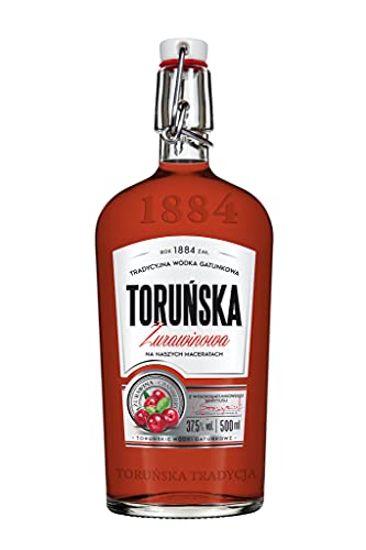 Wodka 1906 Cranberry-Wodka Toruńska 1884 aus Polen, 0,5 L, 37,5 Prozent Vol. von Wodka 1906