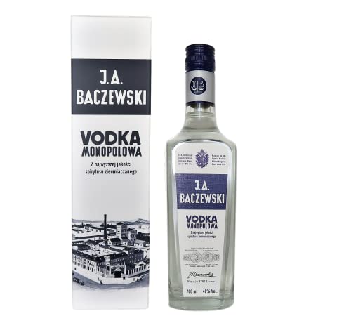 J.A. Baczewski Vodka Monopolowa in Baczewski-Geschenkbox | 0,7 L | 40% | Polnischer Premiumwodka J.A. Baczewski Vodka Monopolowa in Baczewski-Geschenkbox | 0,7 L | 40% | Polnischer Premiumwodka von Wodka 1906