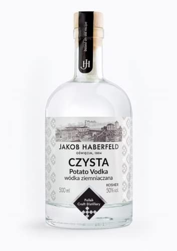 Jakob Haberfeld Czysta Potato Vodka - Milder, koscherer, polnischer Kartoffelwodka mit besonderer Historie - Geheimtipp von Wodka 1906