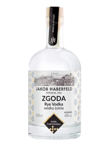 Jakob Haberfeld Zgoda Rye Vodka - Koscher Roggenwodka - Geheimtipp von Wodka 1906