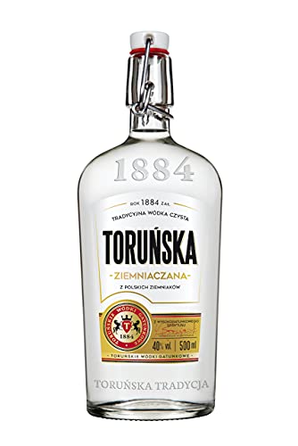 Kartoffel-Wodka aus Polen Toruńska 1884, 0,5 L, 40% Vol. von Torunska