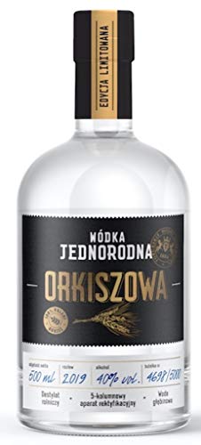Single Grain Wodka Jednorodna, 100% Dinkel-Wodka aus Polen, Limited Edition, 0,5 L, 40% Vol. von Wodka 1906