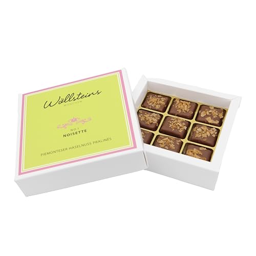 Nougatpralinen No. I – 9er Geschenk Box, feine luxuriöse Pralinenmischung HANDGEMACHT aus Meisterhand Pralinen Konfekt Piemonteser Haselnuss Vollmilch Pralinen Nougatpralinen No. I – 9er Geschenk Box, feine luxuriöse Pralinenmischung HANDGEMACHT aus Meisterhand Pralinen Konfekt Piemonteser Haselnuss Vollmilch Pralinen von Wöllsteins Desserthaus