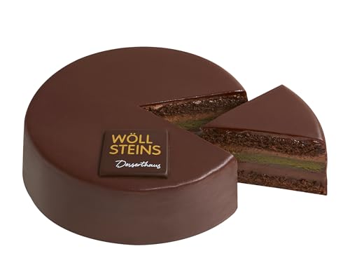 Original Prinz-Wöllstein-Torte | MEDIUM | 15 cm Durchmesser | 10 Portionen | Schokoladentorte mit Marzipan | mit 6 Schichten | die Praline unter den Torten Original Prinz-Wöllstein-Torte | MEDIUM | 15 cm Durchmesser | 10 Portionen | Schokoladentorte mit Marzipan | mit 6 Schichten | die Praline unter den Torten von Wöllsteins Desserthaus