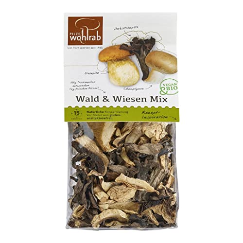 Pilze Wohlrab BIO Wald & Wiesen Mix 30 g (1 x 30 gr) von Pilze Wohlrab