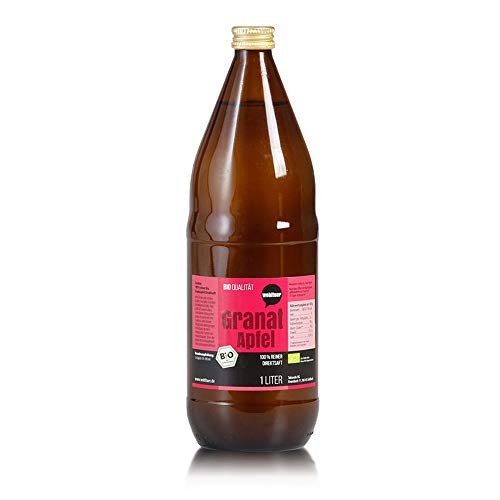 6 x 1l Wohltuer Bio Granatapfelsaft | 100% Granatapfel Direktsaft aus kontrolliert biologischem Anbau, Vorratspack 6 x 1l Wohltuer Bio Granatapfelsaft | 100% Granatapfel Direktsaft aus kontrolliert biologischem Anbau, Vorratspack von Wohltuer