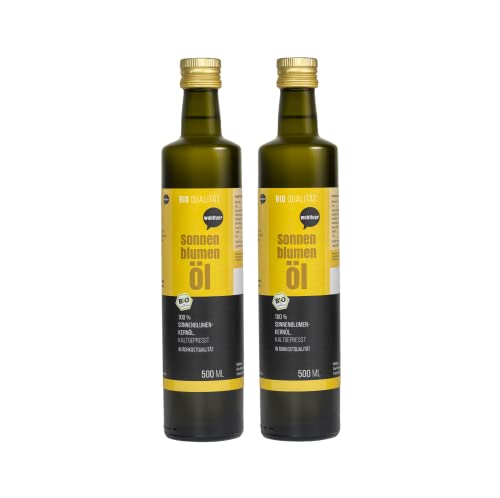 Wohltuer Bio Sonnenblumenöl 2x 500ml in Rohkostqualität von Wohltuer