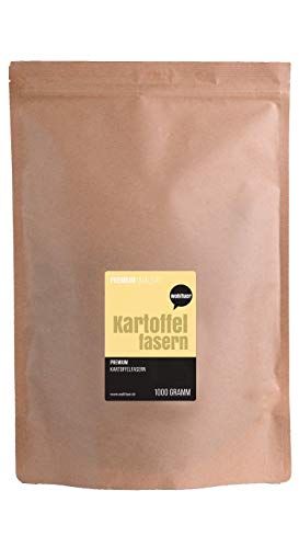 Wohltuer Kartoffelfasern aus Deutschland 1000g | Hoher Ballaststoffgehalt & wenig Kohlenhydrate | Deutsche Premiumqualität Wohltuer Kartoffelfasern aus Deutschland 1000g | Hoher Ballaststoffgehalt & wenig Kohlenhydrate | Deutsche Premiumqualität von Wohltuer
