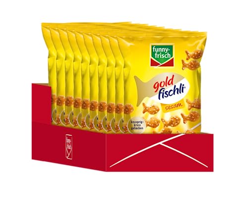 funny-frisch goldfischli Sesam, 10er Pack (10 x 100 g) von Funny-Frisch