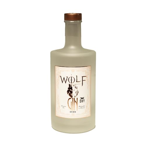 Wolf Gin X Dry | Premium Gin aus Wolfratshausen | Mit verschiedenen Botanicals | Regional und Weltklasse | 42,5% | 500ML von Wolf Gin