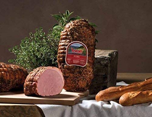 800gr Berg Prosciutto Cotto -100% italienische Spezialität- gekochter Schinken mit Kräutern, kalt geräuchert 800gr Berg Prosciutto Cotto -100% italienische Spezialität- gekochter Schinken mit Kräutern, kalt geräuchert von Wolf Sauris