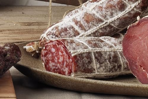 Itaienische Berg-Salami Montanaro Wolfino aus dem Friaul - Leicht geräucherte Salami am Stück aus Italien 270 gramm Wolf Sauris von Wolf Sauris