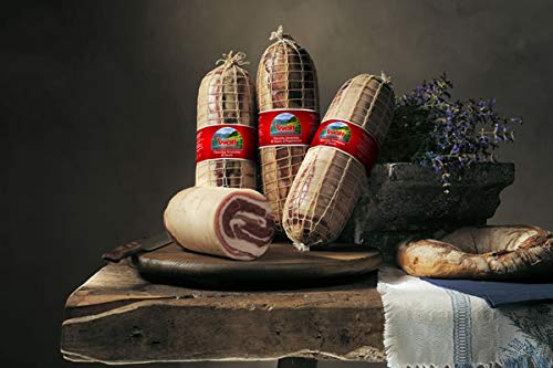 Wolf Sauris Pancetta arrotolata geräucherter gerollter Bauchspeck ca 680gr Wolf Sauris Pancetta arrotolata geräucherter gerollter Bauchspeck ca 680gr von Wolf Sauris