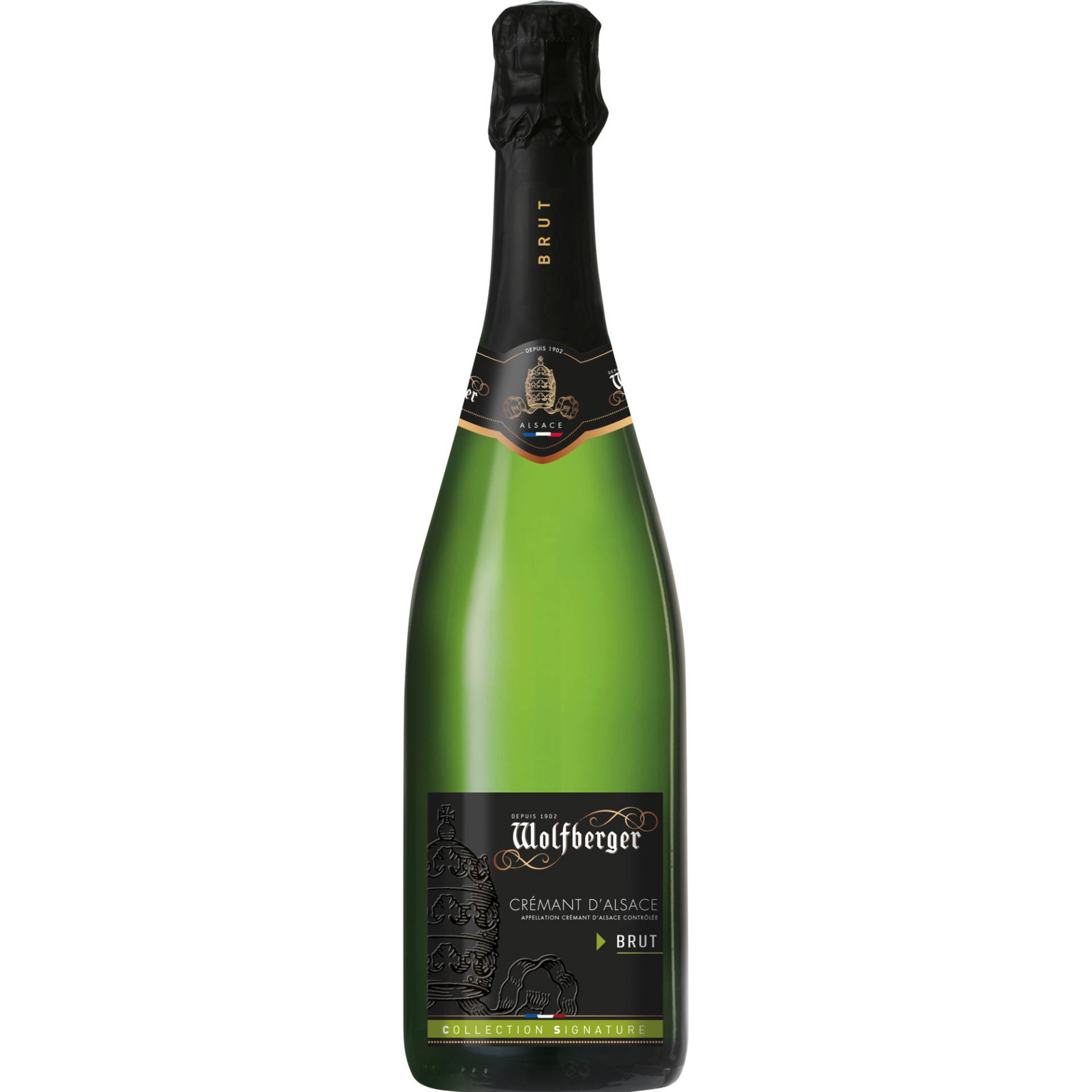 Wolfberger Crémant d’Alsace Collection Signature, Brut, Crémant d'Alsace AOP, Elsass, Schaumwein Wolfberger Crémant d’Alsace Collection Signature, Brut, Crémant d'Alsace AOP, Elsass, Schaumwein von Wolfberger, 6 Grande Rue, F-68420 Eguisheim