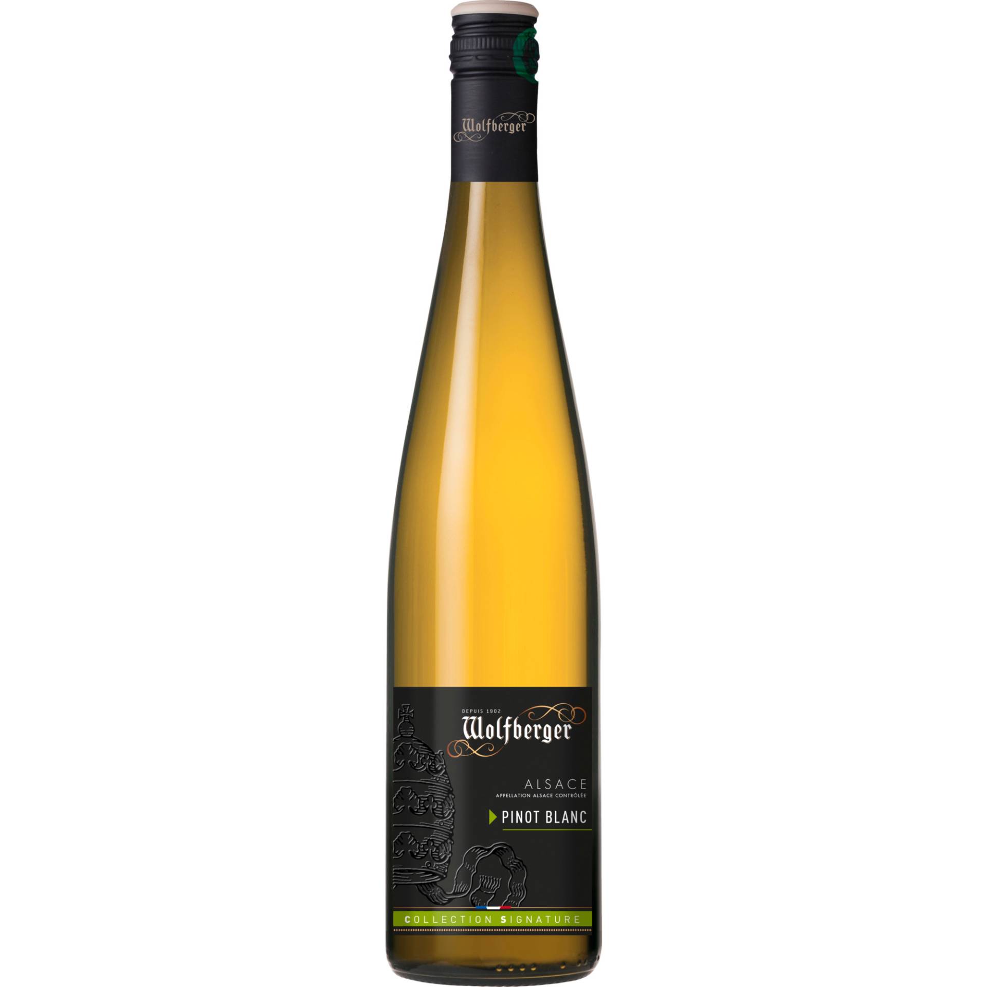 Wolfberger Pinot Blanc Collection Signature, Alsace AOP, Elsass, 2021, Weißwein Wolfberger Pinot Blanc Collection Signature, Alsace AOP, Elsass, 2021, Weißwein von Wolfberger, 6 Grande Rue, F-68420 Eguisheim