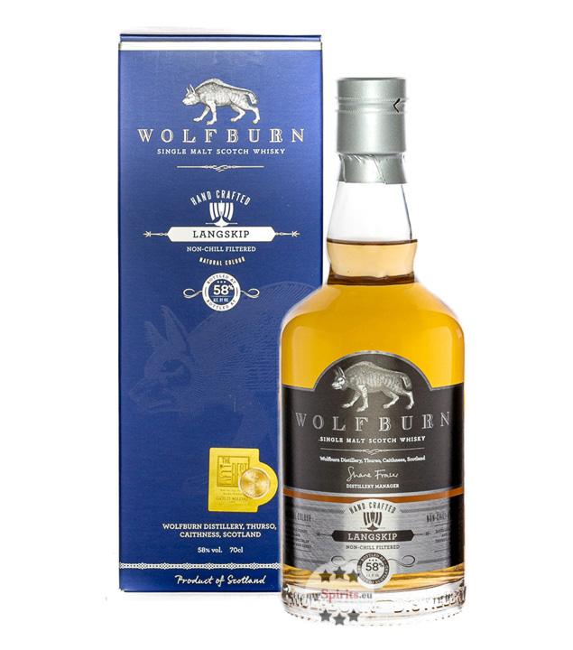 Wolfburn Langskip Single Malt Scotch Whisky (58 % Vol., 0,7 Liter) von Wolfburn Distillery
