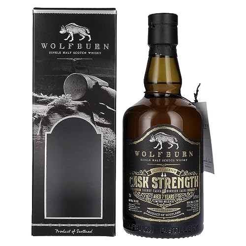 Wolfburn 7 Years Old Single Malt CASK STRENGTH Father's Day Edition 58,2% Vol. 0,7l in Geschenkbox von Wolfburn