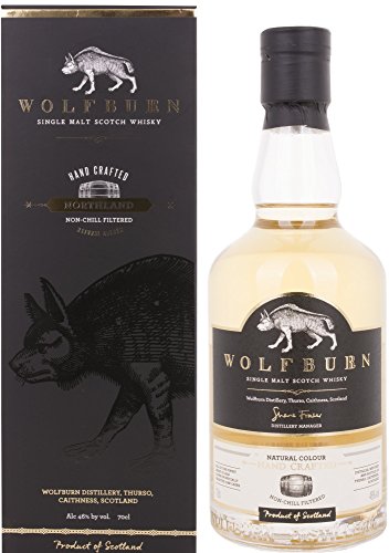 Wolfburn Wolfburn NORTHLAND Single Malt Scotch Whisky First General Release 46%, Volume 0.7 l in Geschenkbox von Wolfburn